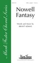 Nowell Fantasy SATB choral sheet music cover